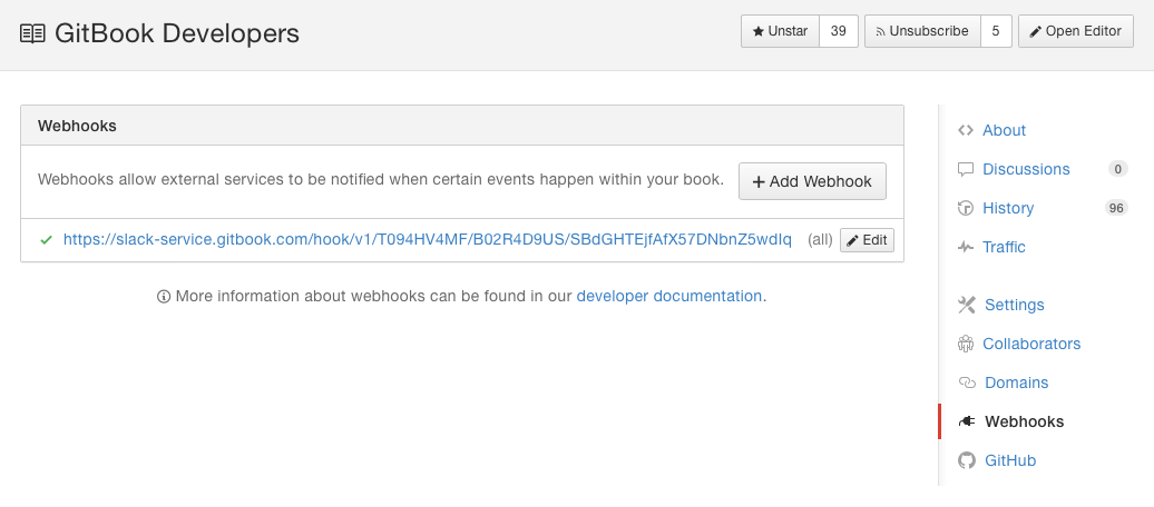 Configure webhooks